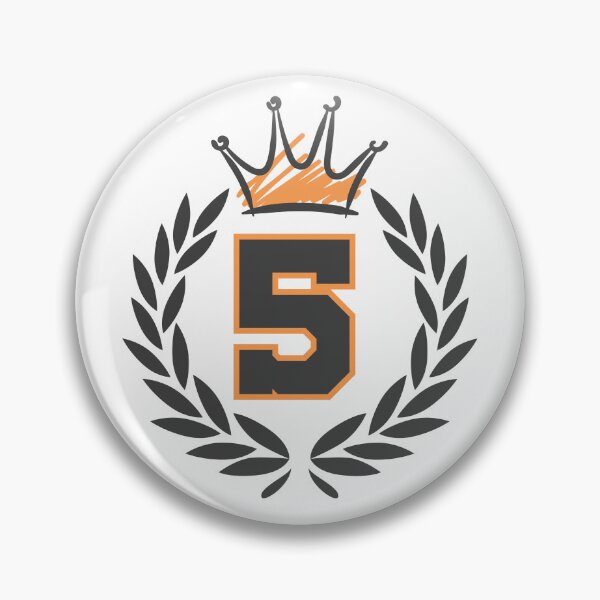Item preview, number five, with royal crown and laurel wreath designed and sold by Numbers-Art.