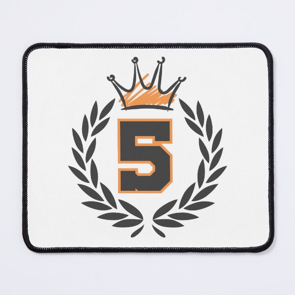 Item preview, number five, with royal crown and laurel wreath designed and sold by Numbers-Art.