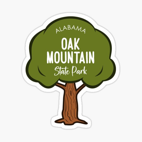 Oak Mountain State Park Alabama Tree Sticker
