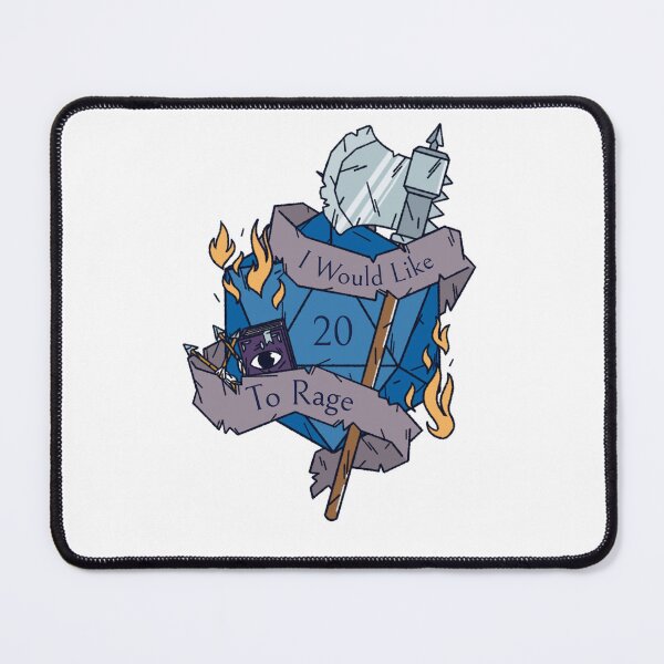 Item preview, I Would Like to Rage RPG Gamer Design designed and sold by jmtees6.