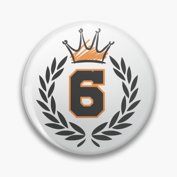 Item preview, number six, with royal crown and laurel wreath designed and sold by Numbers-Art.
