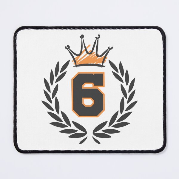 Item preview, number six, with royal crown and laurel wreath designed and sold by Numbers-Art.