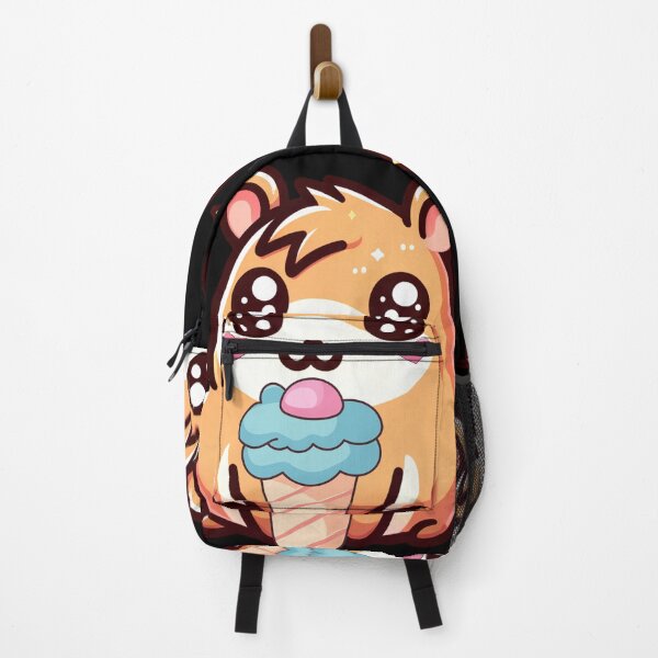 Item preview, Kawaii Capybara Ice-cream Gift - Black Version designed and sold by InkyGenies.