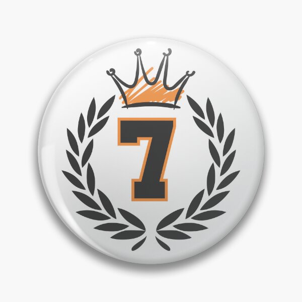 Item preview, number seven, with royal crown and laurel wreath designed and sold by Numbers-Art.