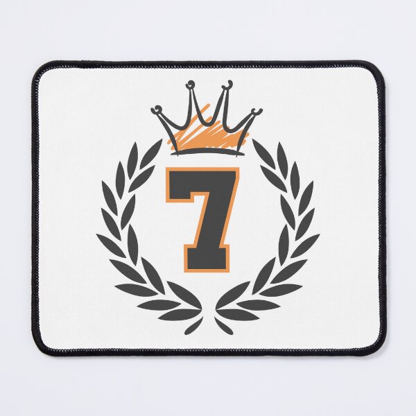Item preview, number seven, with royal crown and laurel wreath designed and sold by Numbers-Art.