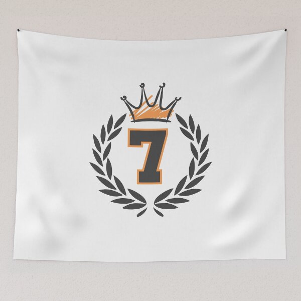 Item preview, number seven, with royal crown and laurel wreath designed and sold by Numbers-Art.