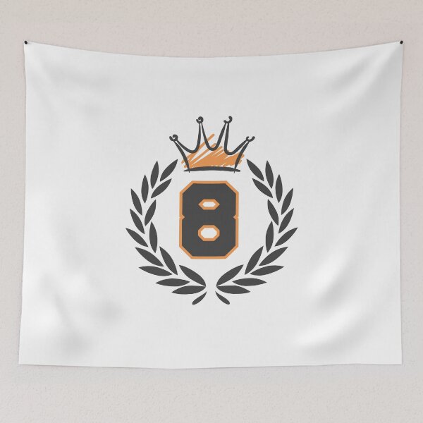Item preview, number eight, with royal crown and laurel wreath designed and sold by Numbers-Art.