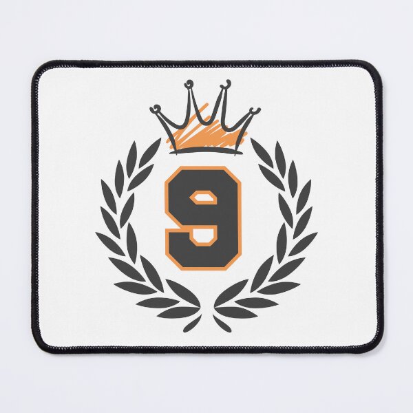 Item preview, number nine, with royal crown and laurel wreath designed and sold by Numbers-Art.