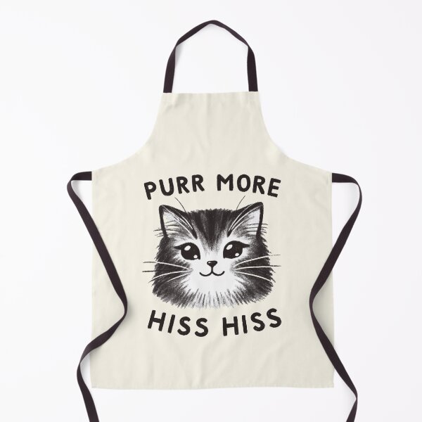 Item preview, Purr More Hiss Hiss Funny Cat Design designed and sold by RuyaFab.