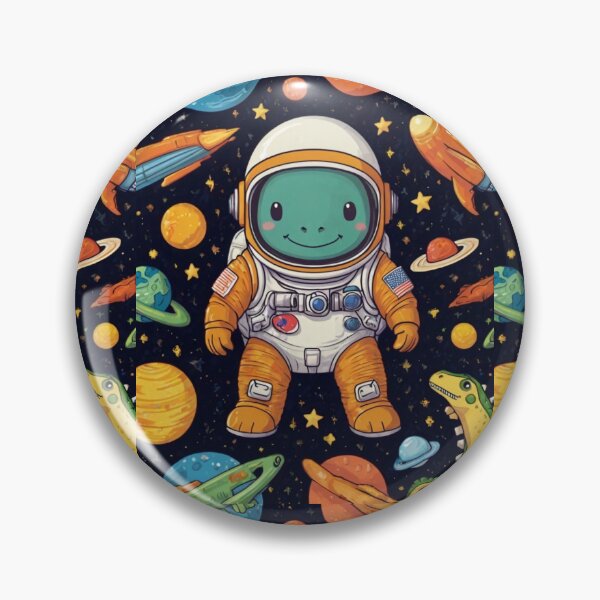 Item preview, Adorable dinosaurs in space designed and sold by aqua1001.