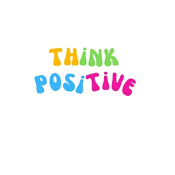 Artwork thumbnail, Think Positive by Zha-Zha Designs