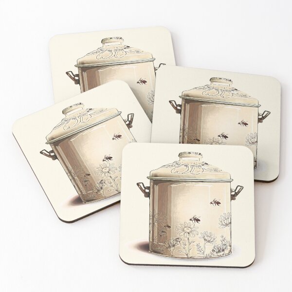 Item preview, vintage bee can designed and sold by Hen-C-Art.