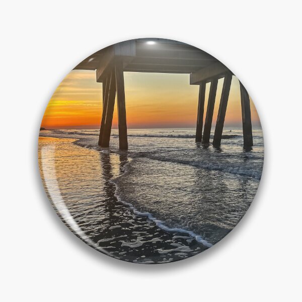 Item preview, Folly Pier at Sunrise  designed and sold by edgeofamerica.