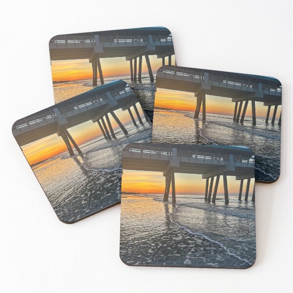 Item preview, Folly Pier at Sunrise  designed and sold by edgeofamerica.