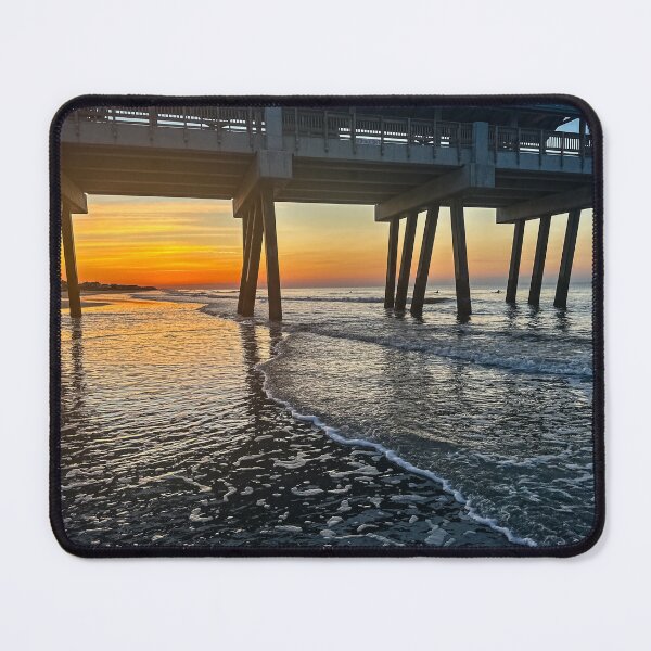 Item preview, Folly Pier at Sunrise  designed and sold by edgeofamerica.