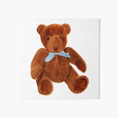 Teddy Bear Big Wall Art Redbubble - cuddly brown bear roblox