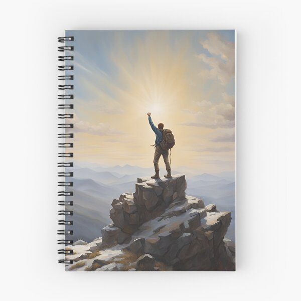 Item preview, Reach The Summit Mountain Climber designed and sold by Lotta Wanderlove.