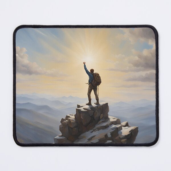 Item preview, Reach The Summit Mountain Climber designed and sold by Lotta Wanderlove.