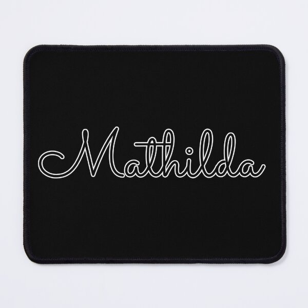 Item preview, Writing Mathilda Name Label (Black) designed and sold by NormadWorld.