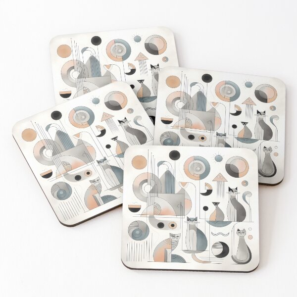 Item preview, Abstract Cats designed and sold by ColourWonder.