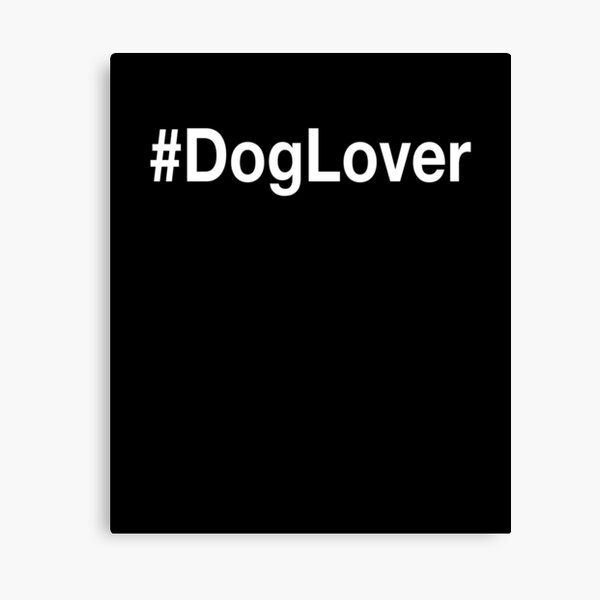 Artikel-Vorschau von #DogLover - Hashtag, designt und verkauft von PrintPress.