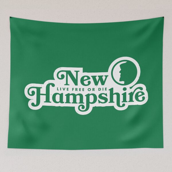 Item preview, New Hampshire - Vintage Live Free or Die Mountain designed and sold by deadmansupplyco.
