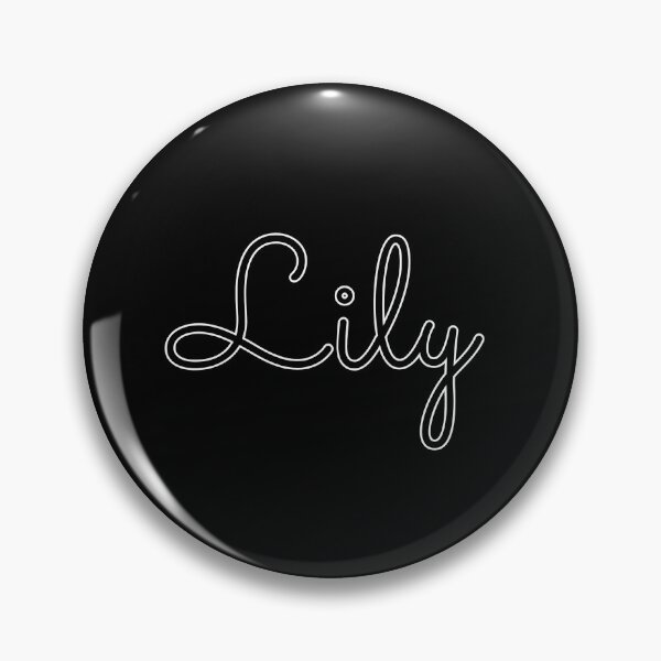 Item preview, Writing Lily Name Label (Black) designed and sold by NormadWorld.