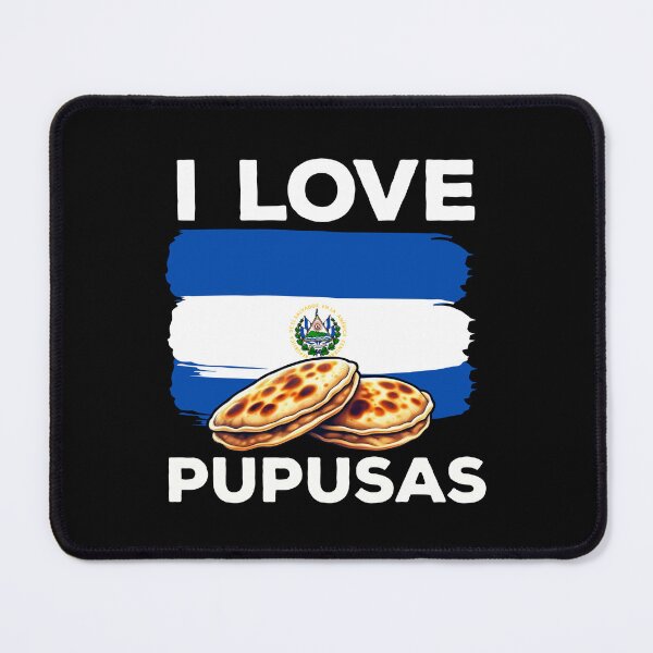 Item preview, I Love Pupusas El Salvador Flag designed and sold by DetourShirts.