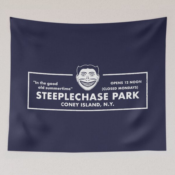 Item preview, Vintage Steeplechase Park Newspaper Banner designed and sold by deadmansupplyco.