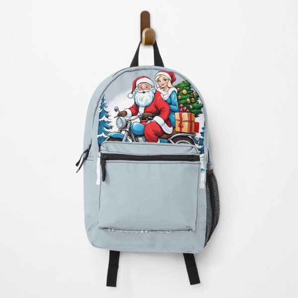 Item preview, Festive Ride: Santa Claus and Snow Maiden on a Motorcycle designed and sold by orthodox-icon.