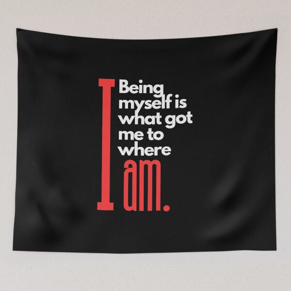 Item preview, Being myself is what got me to where I am. designed and sold by FeyzaAydin.