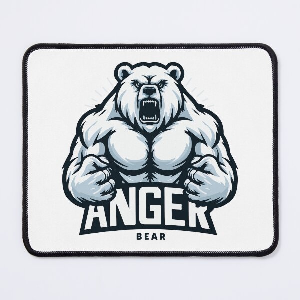 Item preview, bear angry sixpact, white bear designed and sold by phumisak0610.