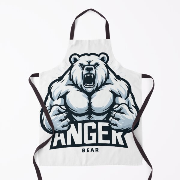 Item preview, bear angry sixpact, white bear designed and sold by phumisak0610.