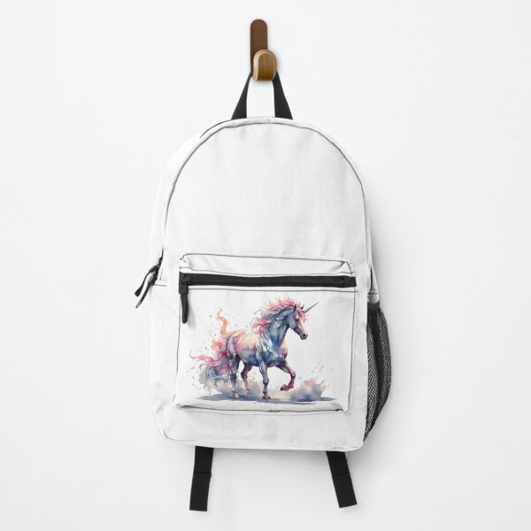 Item preview, Unicorn as digital watercolor - white background designed and sold by Rose Design & Photos.