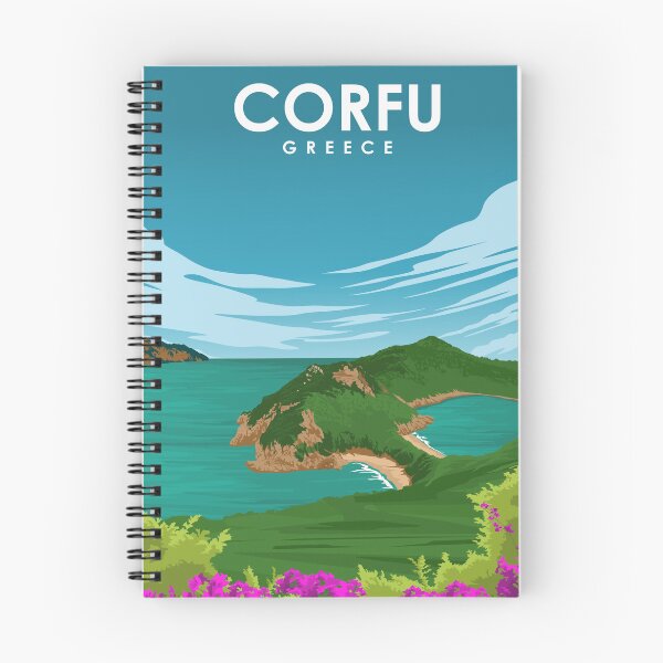 Item preview, Corfu Greece Daytime Scenic Travel Poster designed and sold by Stadify.