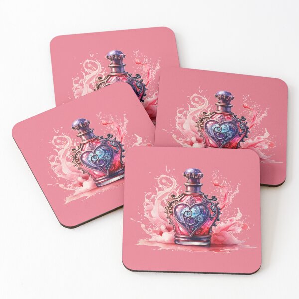 Item preview, A fantastic potion of love- pink background designed and sold by Rose Design & Photos.