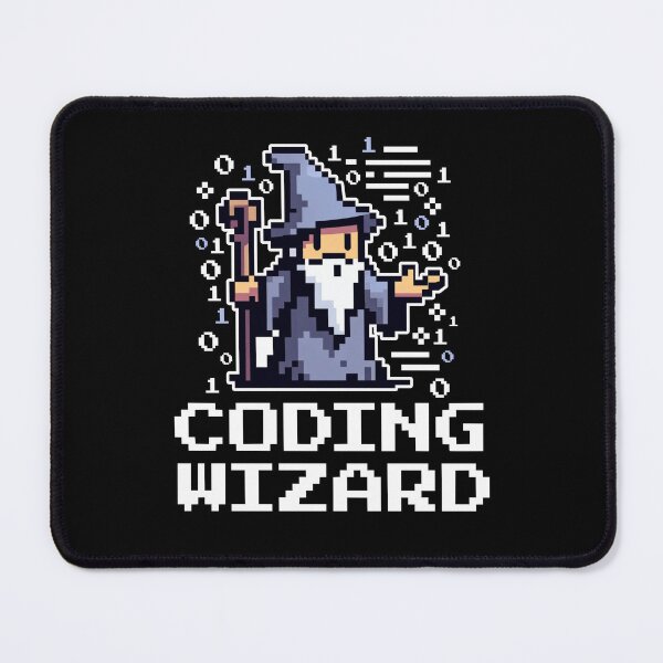 Item preview, Coding Wizard Pixel Fantasy Coder  designed and sold by DetourShirts.