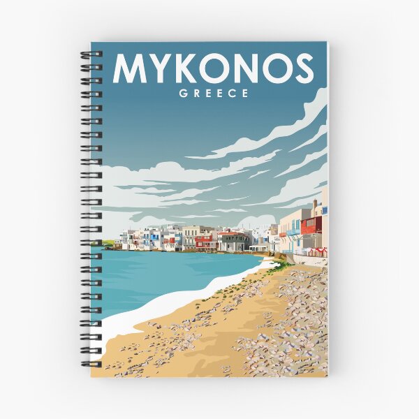 Artikelvorschau, Mykonos Griechenland Tagesausflug Poster entworfen und verkauft von Stadify.