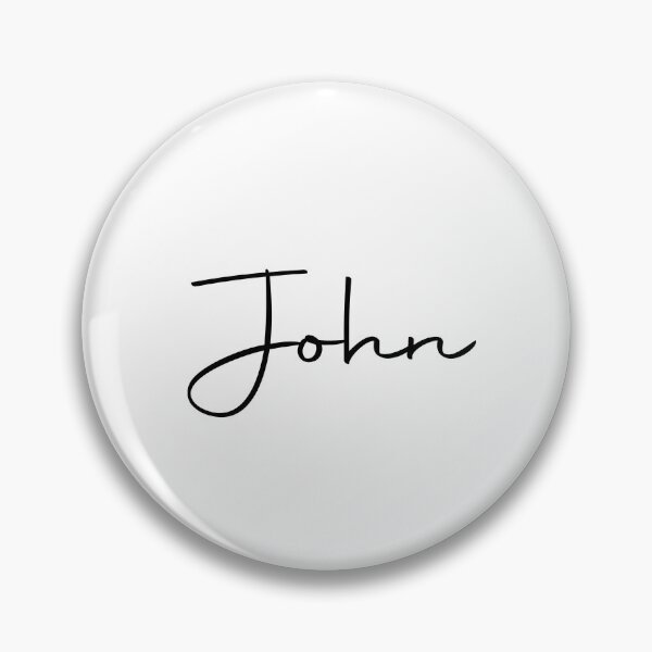 Item preview, Cursive John Name Label  designed and sold by NafilNafiz.