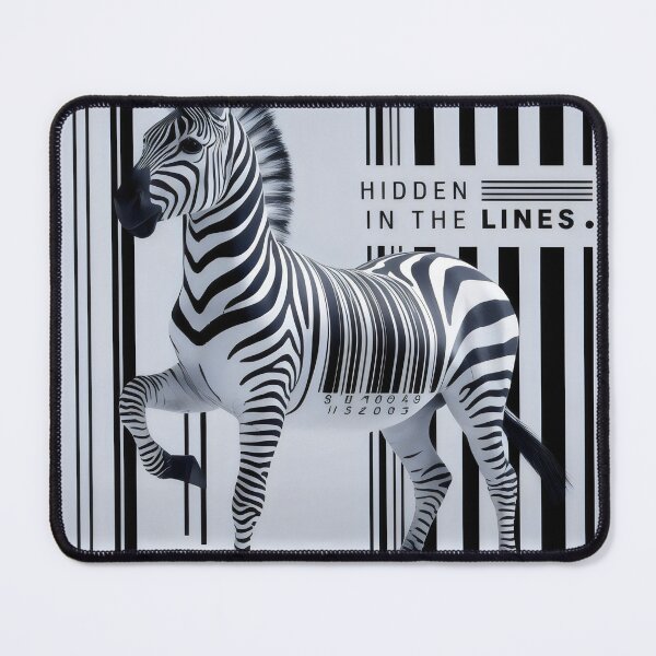 Item preview, Zebra with barcode. designed and sold by MyHappyArtShop.