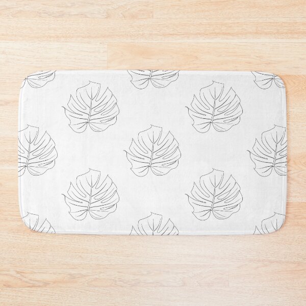 Item preview, Monstera Leaf Minimalist Line Art designed and sold by lavavamp.