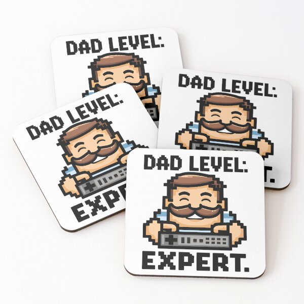 Item preview, Dad Level: Expert - Funny Father's Day Gaming Design designed and sold by TheInkyOwl-TIO.