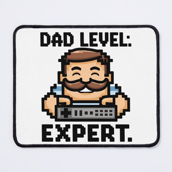 Item preview, Dad Level: Expert - Funny Father's Day Gaming Design designed and sold by TheInkyOwl-TIO.