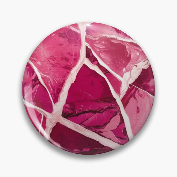 Item preview, Pink and Gold Marble Art designed and sold by ChainsArt.