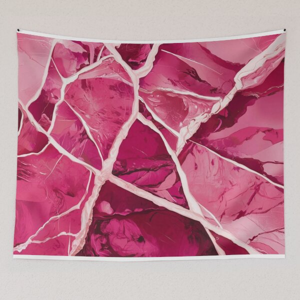 Item preview, Pink and Gold Marble Art designed and sold by ChainsArt.