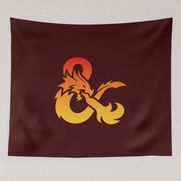 Item preview, Orange Yellow Dungeons and Dragons Logo designed and sold by SterkalaPress.