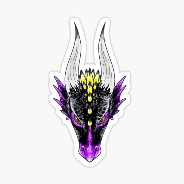 Item preview, Nonbinary Pride Dragon designed and sold by Gillifish.