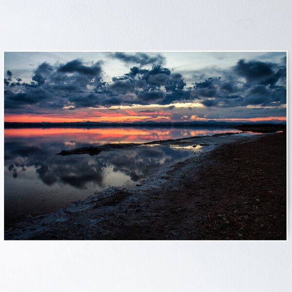 Item preview, Sunset in Laguna Rosa de Torrevieja designed and sold by LubosPphoto.