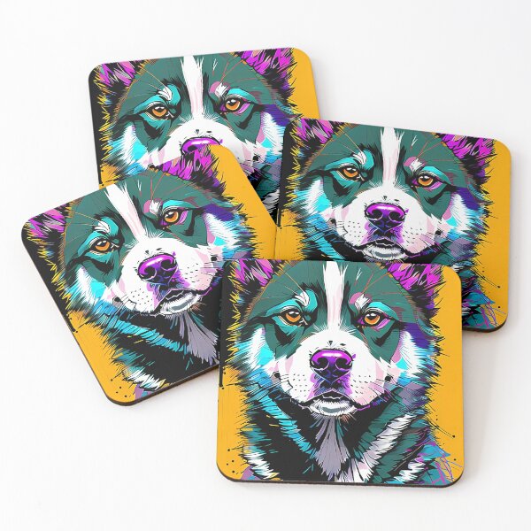 Item preview, Siberian Husky in Inkpunk style designed and sold by MrBooch.