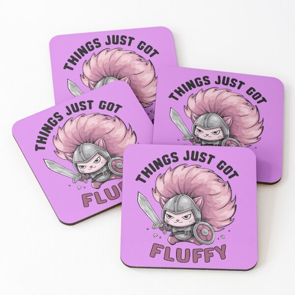 Item preview, Fluffy Warrior designed and sold by ghastlygraphix.